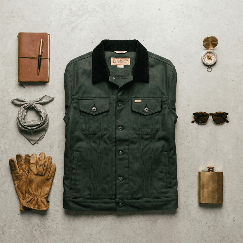 After - Flat Lay style